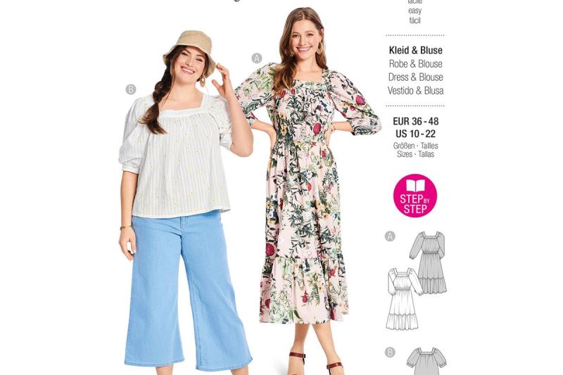 5741-burda-naaipatroon-blouse-en-jurk