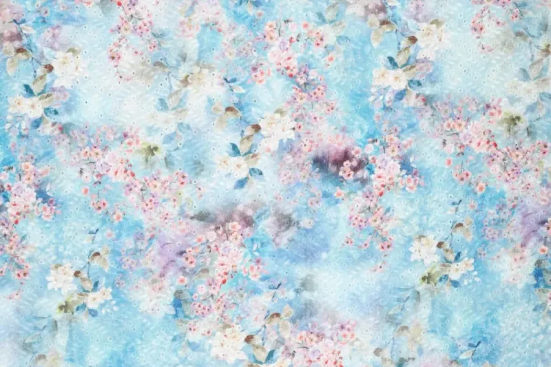 Broderie-katoen-stof-bloemenprint-q45