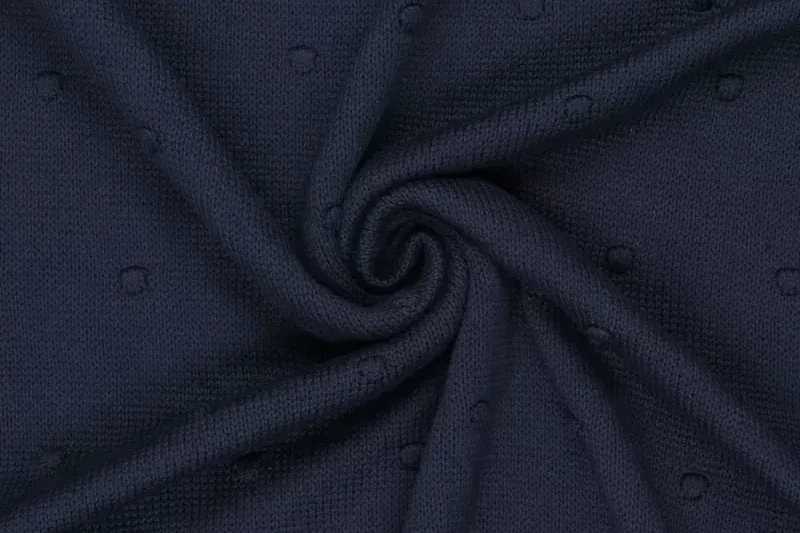Gebreide-stof-stippen-donkerblauw-y470
