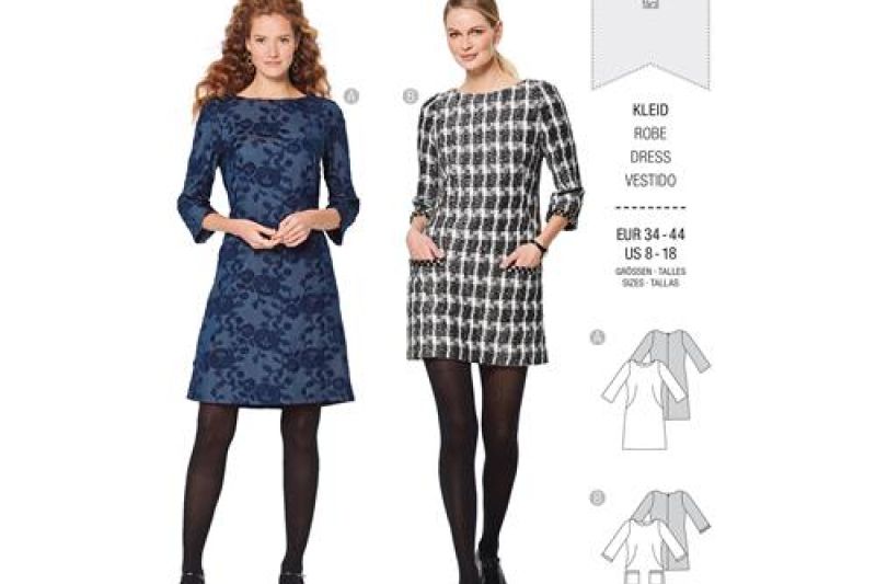 Burda Style, Naaipatroon Jurk. 6149-1