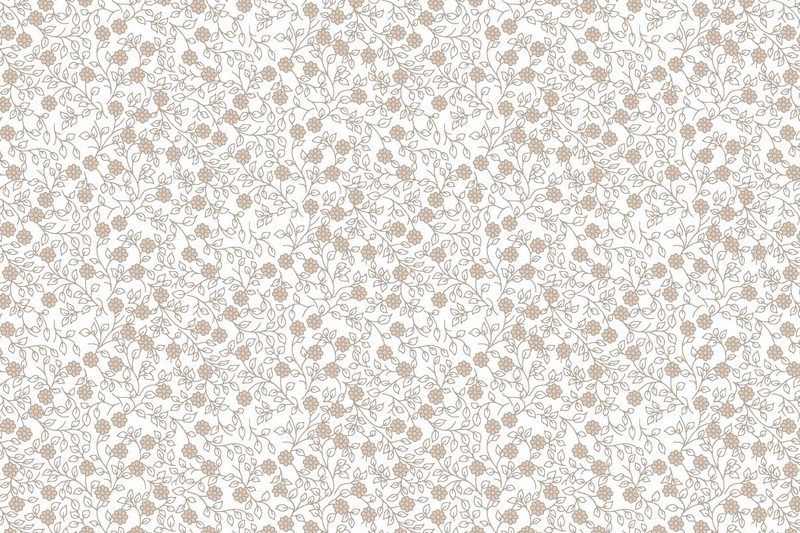 Poplin-katoen-stof-fijne-takjes-en-bloemetjesprint-x446