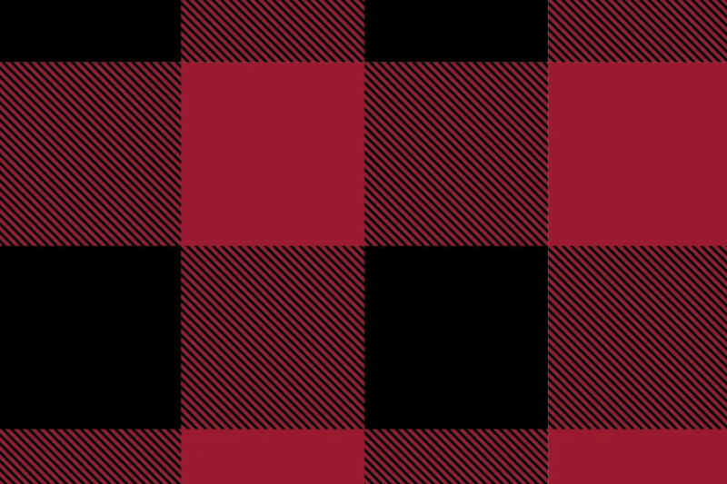 Cuddle-fleece-stof-rood-zwart-d0498