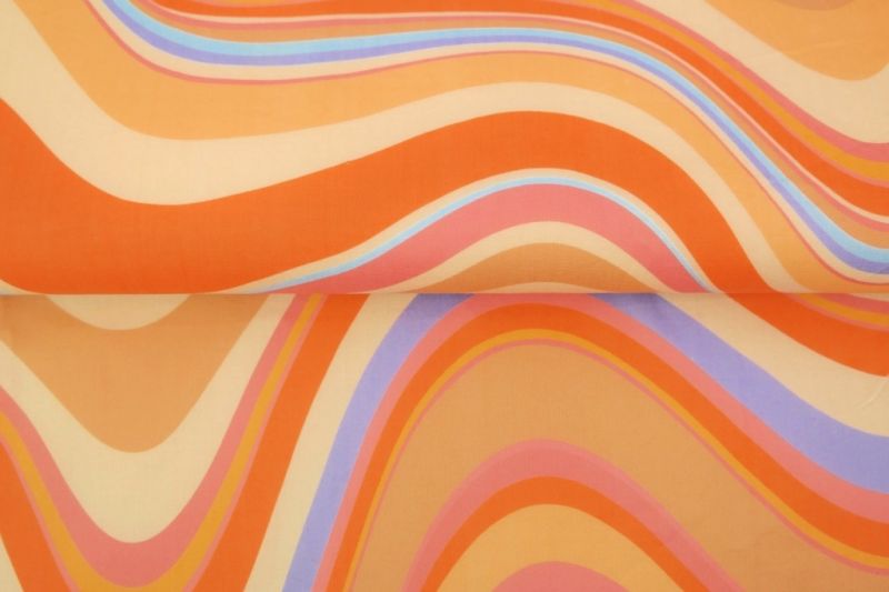 Stenzo-katoen-voile-stof-golfprint-y501