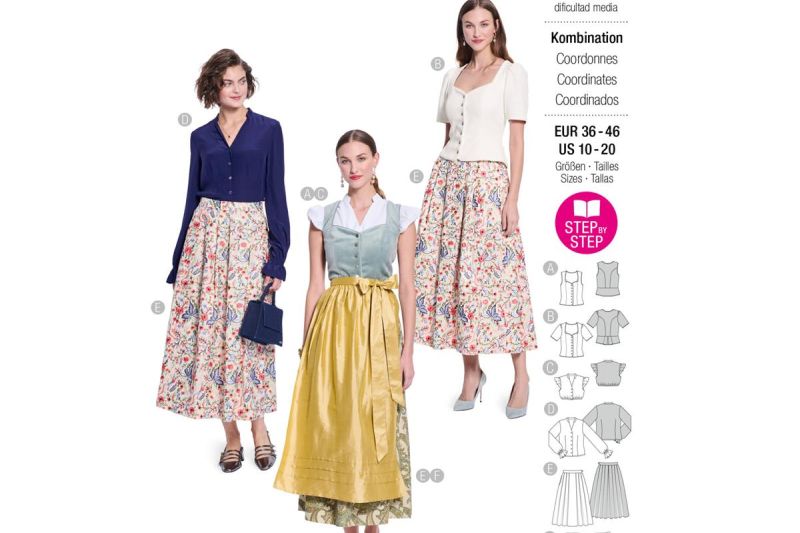 5625-burda-naaipatroon-Dirndle-Oktoberfestkleding-