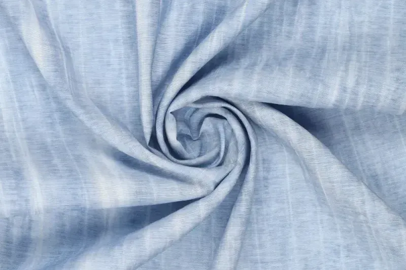 Indigo-chiffon-stof-P596