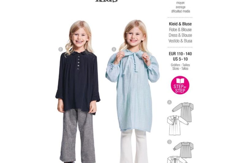 Burda-style-kids-jurk-blouse-9216