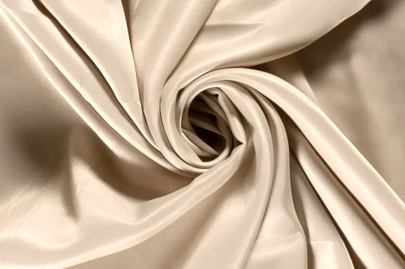 Viscose-satijn-stof-bruin-y213