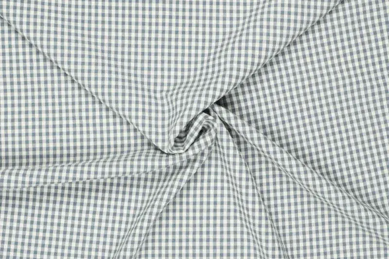 Seersucker-ruit-stof-212