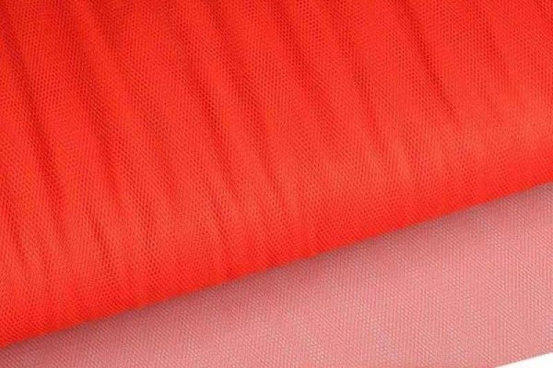 Tule-stof-TUL066-oranje