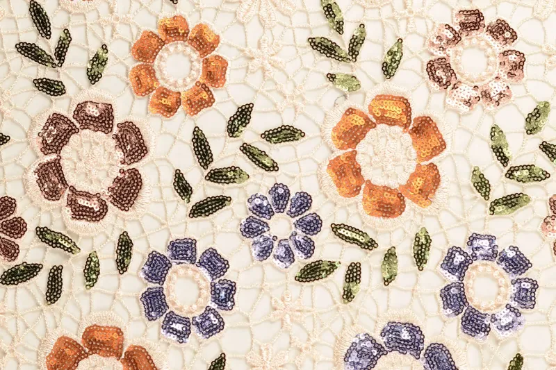 Pailletten-kant-stof-bloemenprint-P375