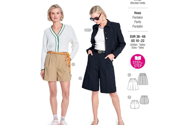 5672-burda-naaipatroon-bermuda-short