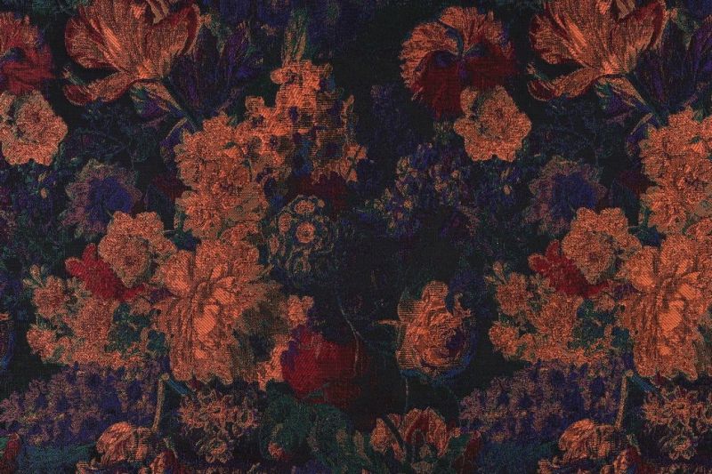 Jacquard-stof-bloemenprint-p794