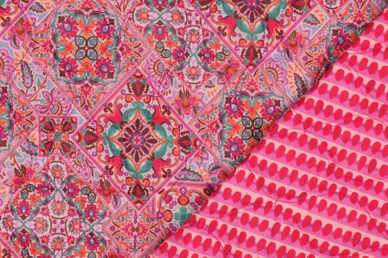 Katoen-voile-gestepte-stof-patchwork-print-P142