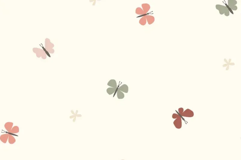 Tricot-katoen-stof-vlinderprint-y876