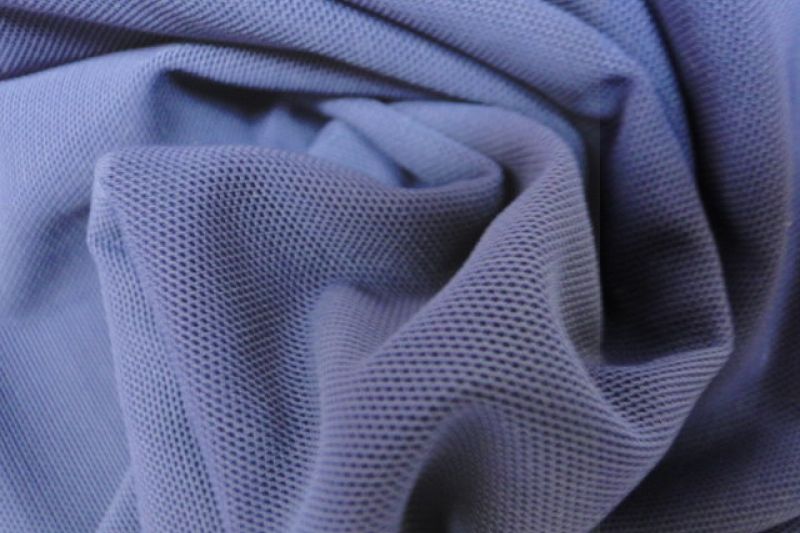 Tule mesh kant donker blauw. X1030