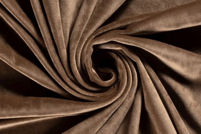 Velours-stretch-stof-donker-zand-vs053