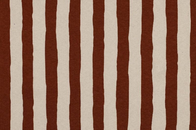 Rib-jersey-stof-streep-gots-P619