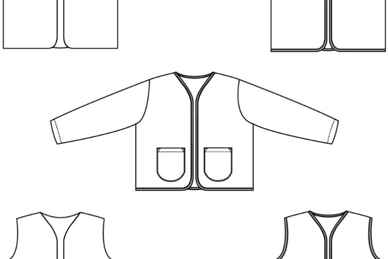 Bel etoile naaipatroon junna gilet en vest