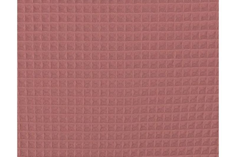 Wafeldoek stof, oud roze. WA1313-1