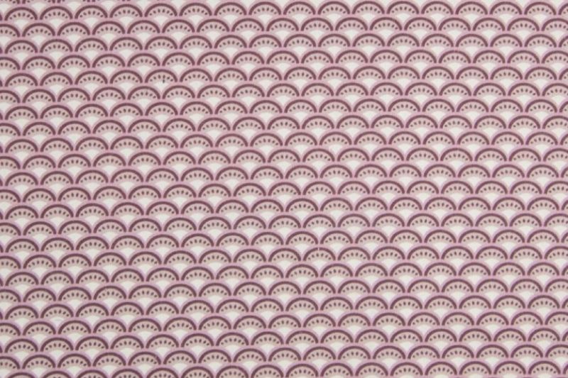 Z0225-katoen-stof-boogjes-oud-paars-roze-off-white