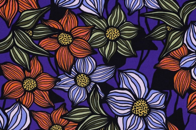 Ecovero-duurzame-viscose-stof-bloemenprint-P148