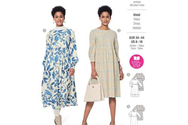Burda Style, Naaipatroon jurk. 5948-1