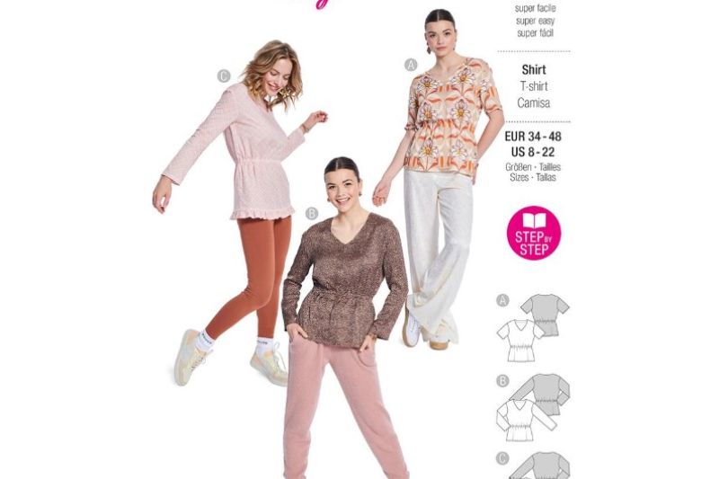 Burda-style-naaipatroon-t-shirt-5786