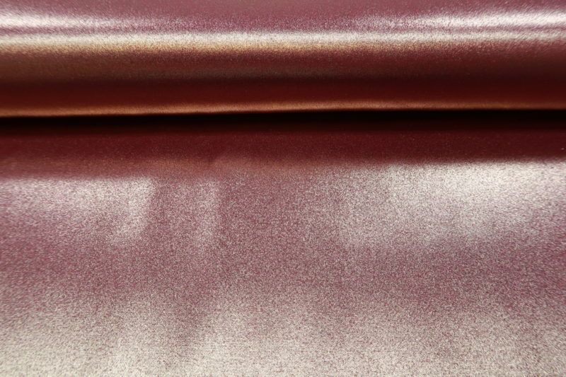Satijnstof, fuchsia/goud.