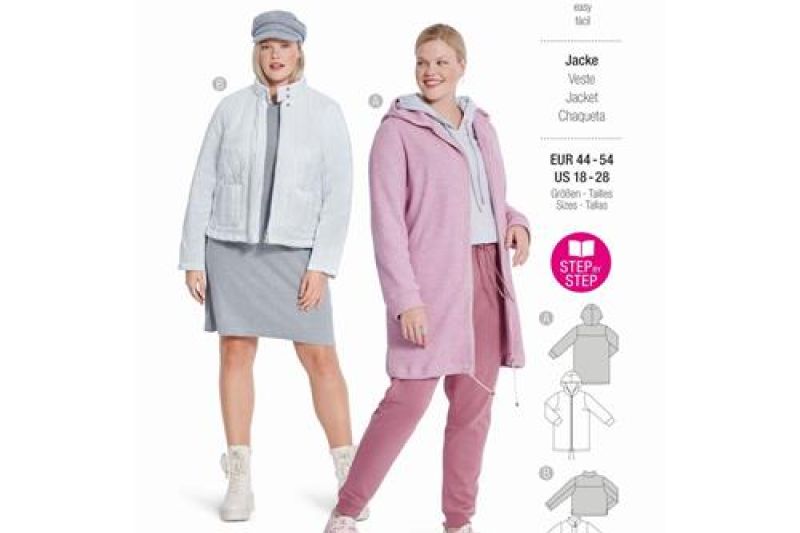 Burda Style, Naaipatroon jas. 5877-1
