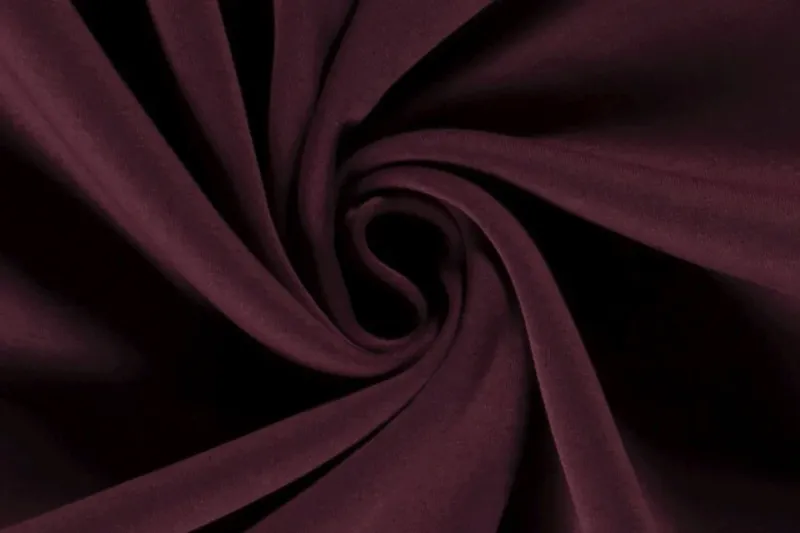 Jogging-stof-brushed-bordeaux-rood-nj118