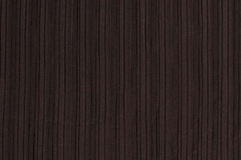 Plisse stof donkerbruin Q5232
