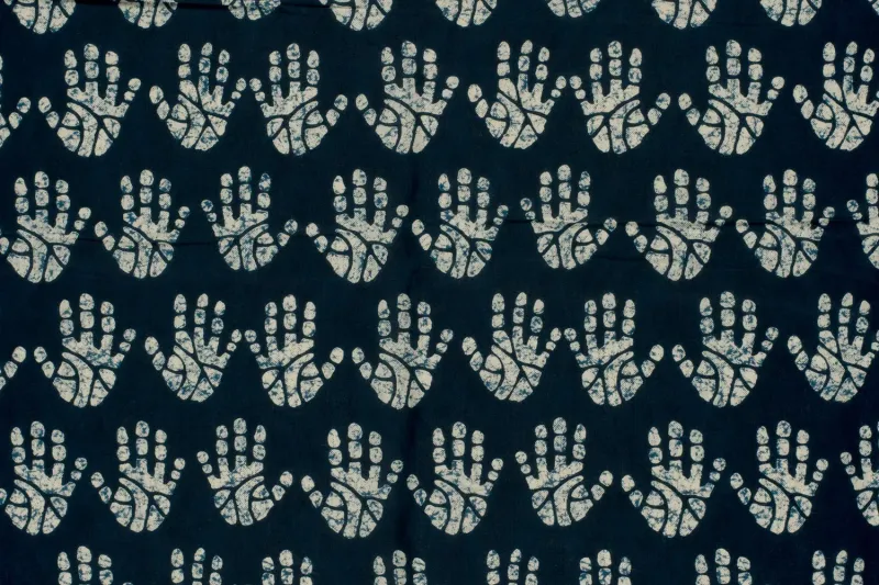 Katoen-voile-stof-handprint-y621
