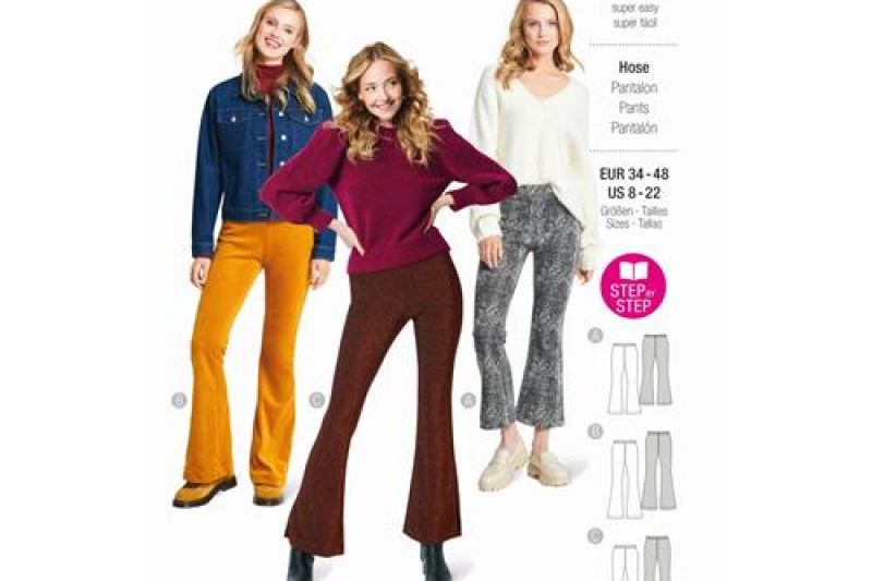 Burda Style, Naaipatroon pantalon. 5874-1