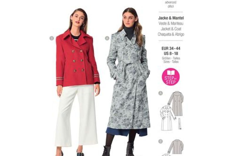 Burda-naaipatroon-caban-jas-trenchcoat-5984