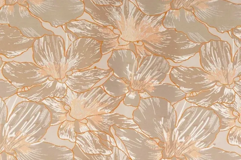 Jacquard-stof-bloemenprint-y182