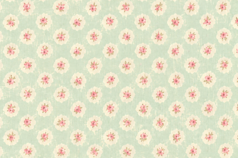Decoratie stof Gobelin, Trini bloemen, turquoise/roze/wit, DG06
