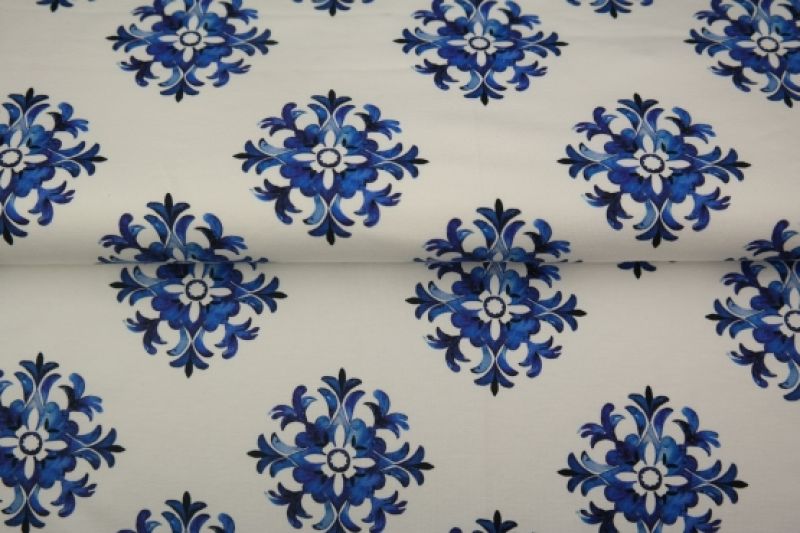 Stenzo-tricot-katoen-stof-ornamentenprint-y454