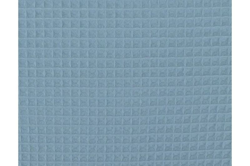 Wafeldoek stof, blauw. WA401-1