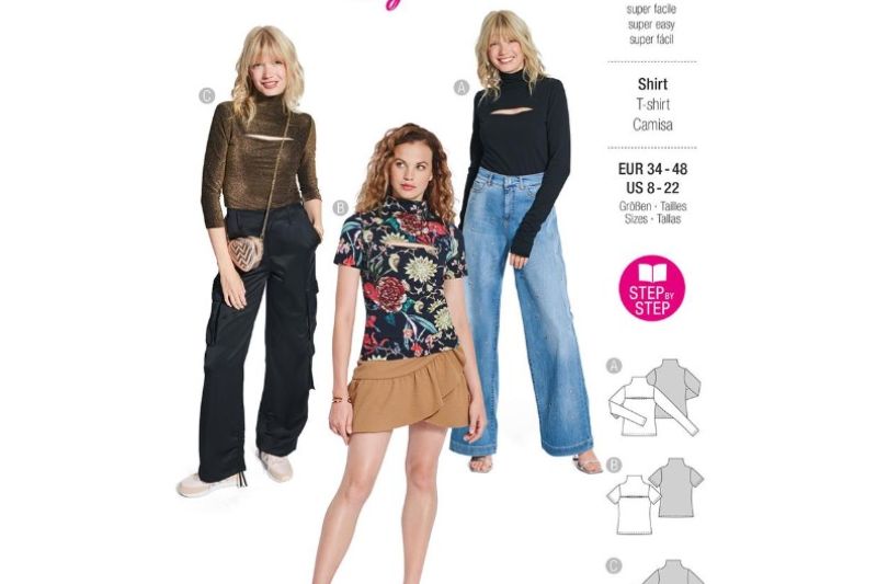 Burda-style-naaipatroon-shirt-5774