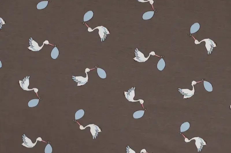 Tricot-katoen-stof-ooievarenprint-p643