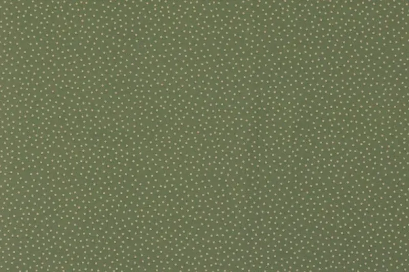 Poplin Katoen Stof, Stippen Print, Mint/offwhite. P877-1
