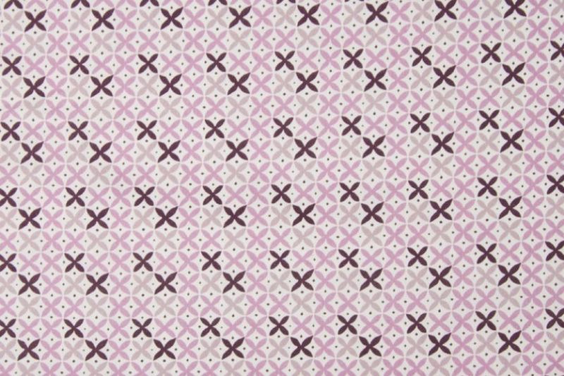 Z0227-katoen-stof-kruisjes-wit-roze-donkerpaars