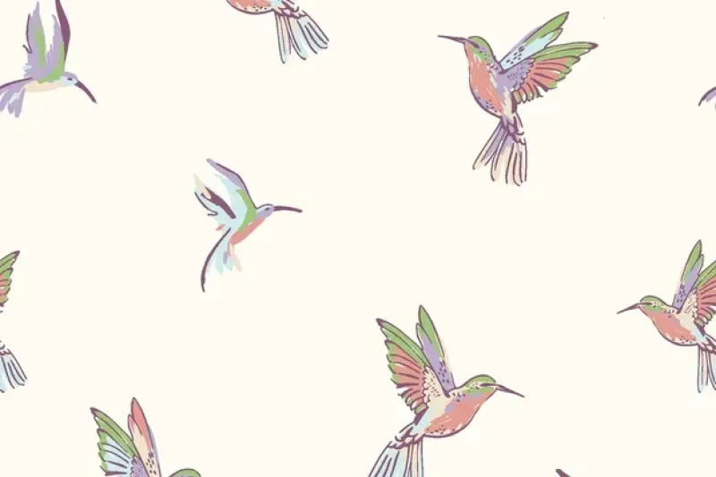 Poplin-katoen-stof-kolibrie-vogelprint-P445