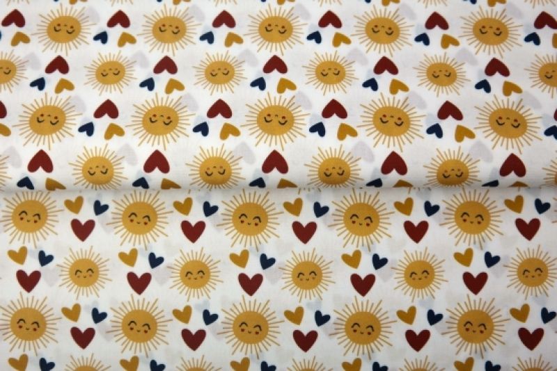 Stenzo-poplin-katoen-stof-hartjes-en-zonnetjes-y480