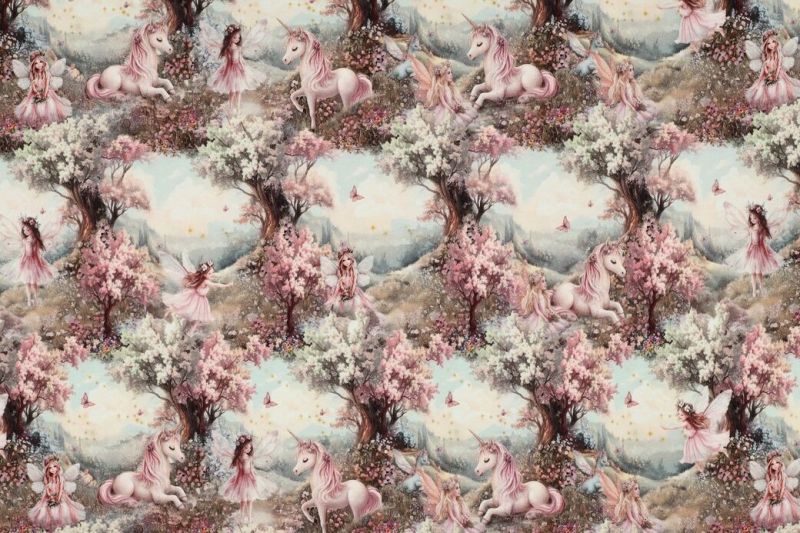 French-terry-sweat-stof-digitale-romantische-eenhoornprint-p622