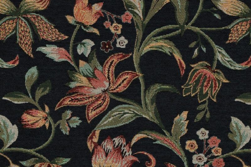 Gobelin-stof-paisley-bloemenprint-P826