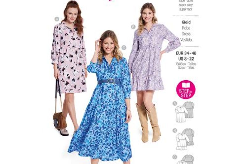 Burda Style, Naaipatroon jurk 5802-1