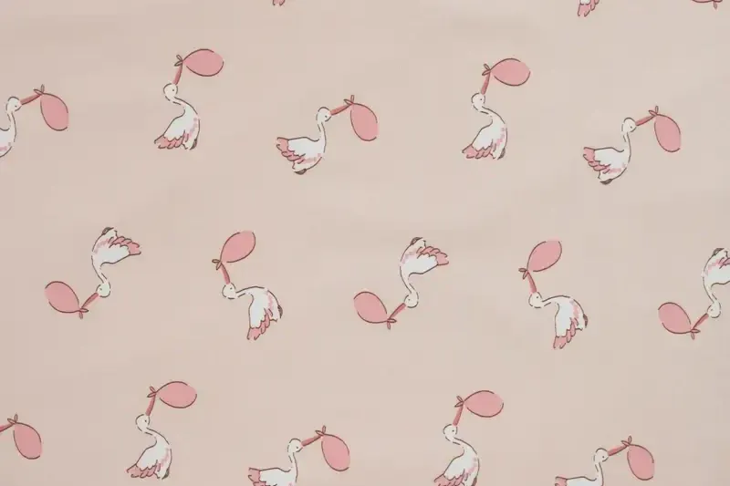 Tricot-katoen-stof-ooievarenprint-p644