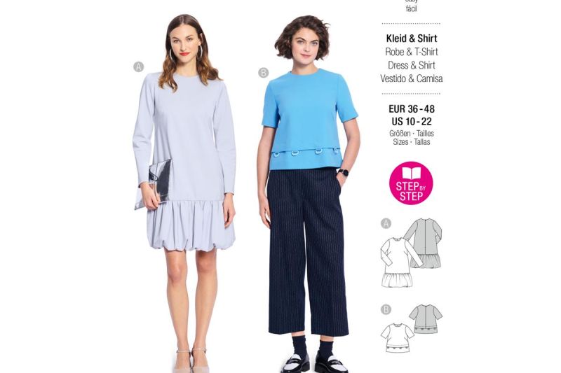 5609-Burda-naaipatroon-jurk-en-blouse