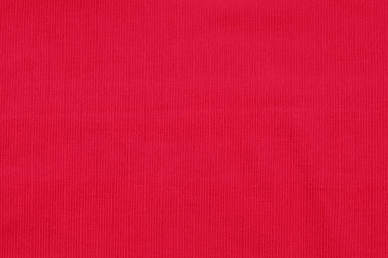 Corduroy babyrib stof, kersen rood, RV076-1